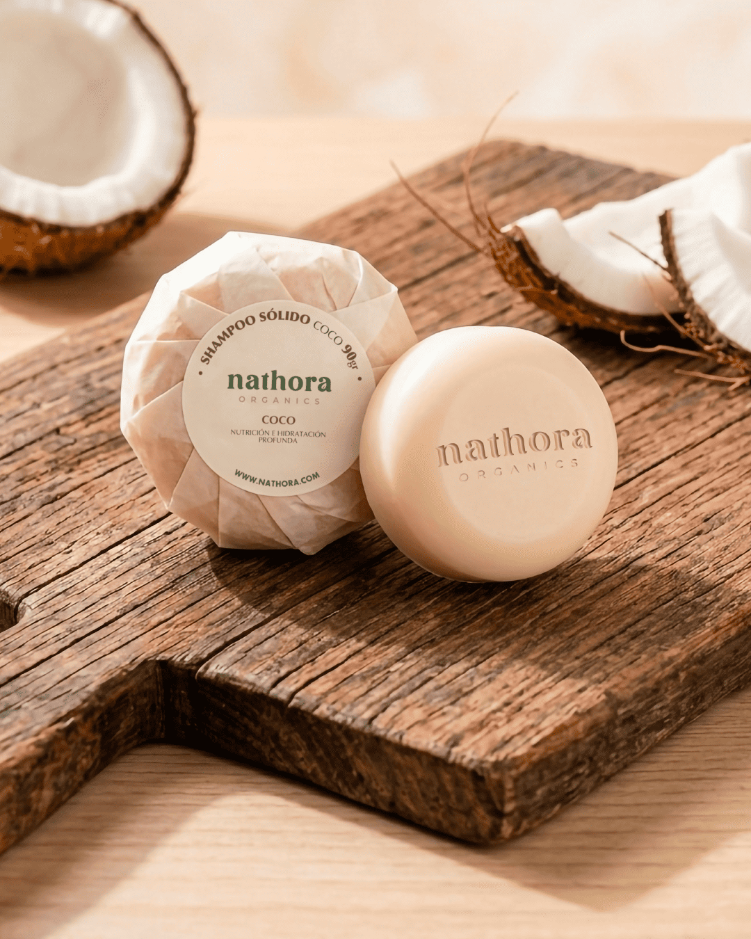 Shampoo Sólido Coco Anticaída | Nutrición e Hidratación Profunda