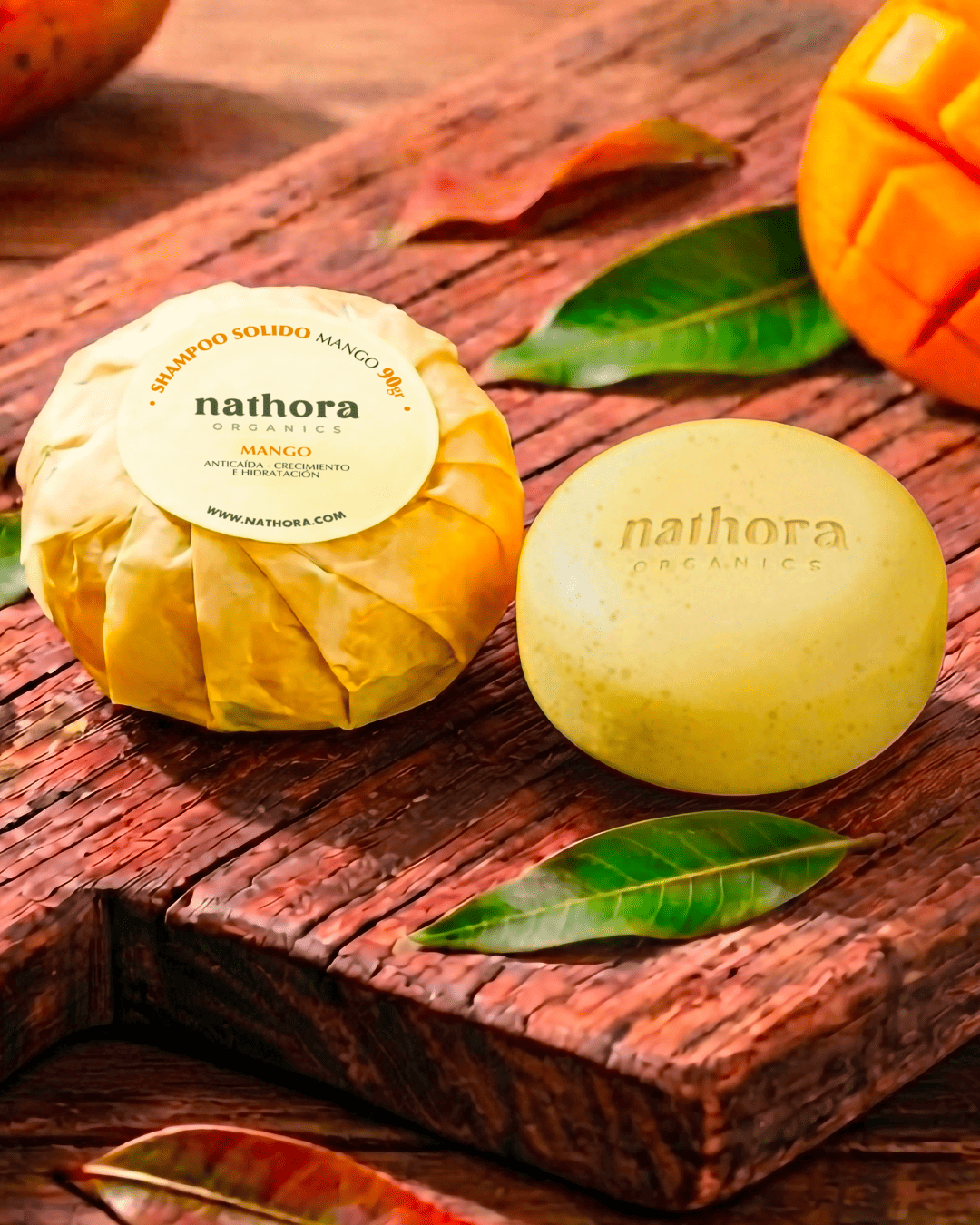 Shampoo Sólido Mango Anticaída, Crecimiento e Hidratación